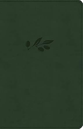 NASB LARGE PRINT PERSONAL SIZE REFERENCE BIBLE, OLIVE LEATHERTOUCH, INDEXED