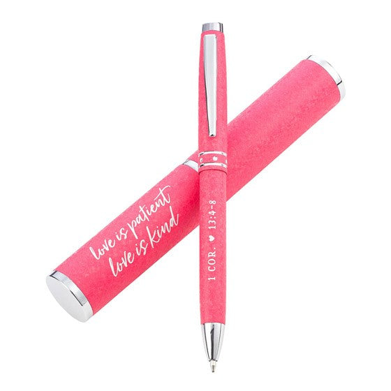 CAG PEN288 STYLISH PEN & CASE GIFT SET DKPINK
