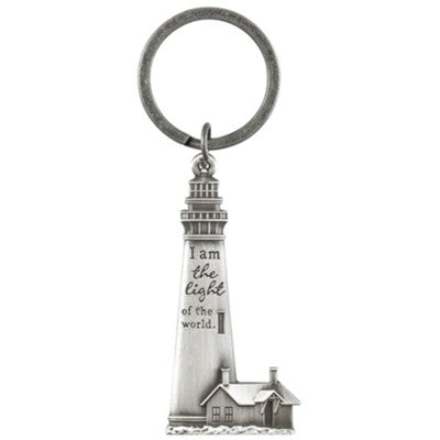 DIC KC-782 KEYRING LIGHTHOUSE JOHN 3:16
