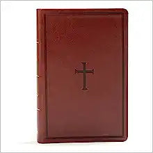 KJV HOL LARGE PRT PERSONAL SZ REF BIBLE LT BROWN