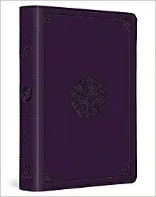 ESV COMPACT VALUE LARGE PRT BI TT LAVENDER EMBLEM