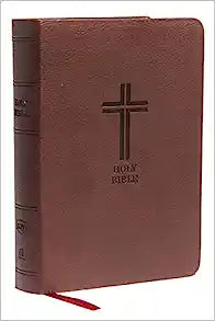 KJV TN COMPACT COMFORT PRINT LS BROWN