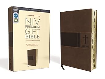 NIV PREMIUM GIFT BIBLE LEASOFT BLACK GREY INDEXED