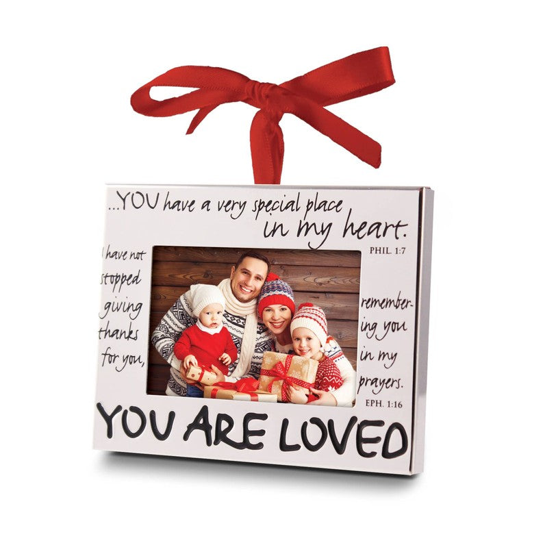 DIC 12252 PHOTO FRAME ORNAMENT YOU ARE LOVED