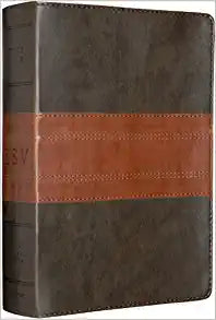 ESV STUDY BIBLE STD SIZE TT FOREST TAN