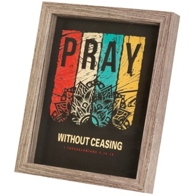 DIC FRMWDWG-810-60 FRAME PRAY WITHOUT CEASING