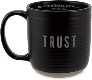 LCP 18689 COFFEECUP TEXTURED TRUST BLACK 20OZ