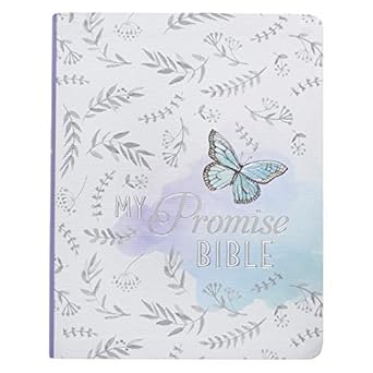 CAG KJV085 BUTERFLY DESIGN MY PROMISE BIBLE FLEXI COVER