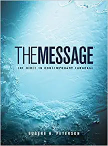 THE MESSAGE -THE BIBLE IN CONTEMP LANG NUMBERED ED HC