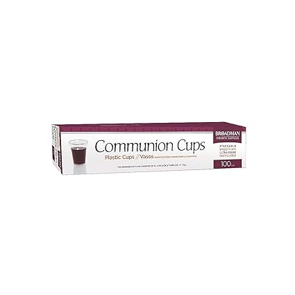 COMMUNION CUPS PLASTIC BOX OF 100
