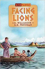 RISK TAK FACING LIONS
