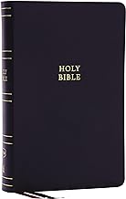 NKJV, SINGLE-COLUMN REFERENCE BIBLE, VERSE-BY-VERSE, BLACK BONDED LEATHER