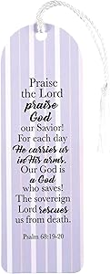 DIC BKMTL-525 TASSEL BOOKMARK PRAISE THE LORD 2X6