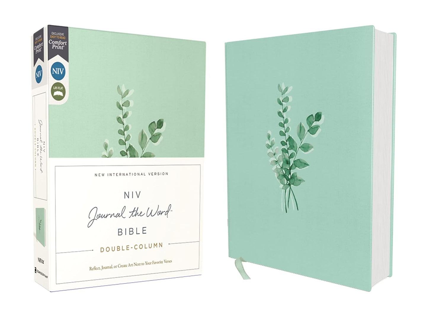 NIV JOURNAL THE WORD DOUBLE COL HC TEALCOB