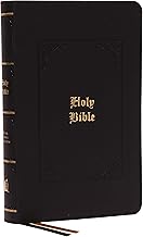 KJV, PERSONAL SIZE LARGE PRINT REFERENCE BIBLE, VINTAGE SERIES, BLACK LEATHERSOFT