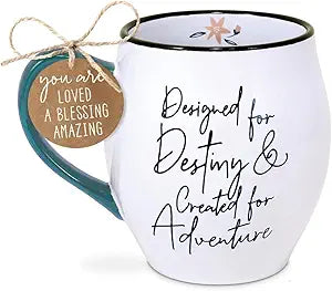 LCP 18827 MUG TOUCH OF COLOR DESIGNED DESTINY 18OZ