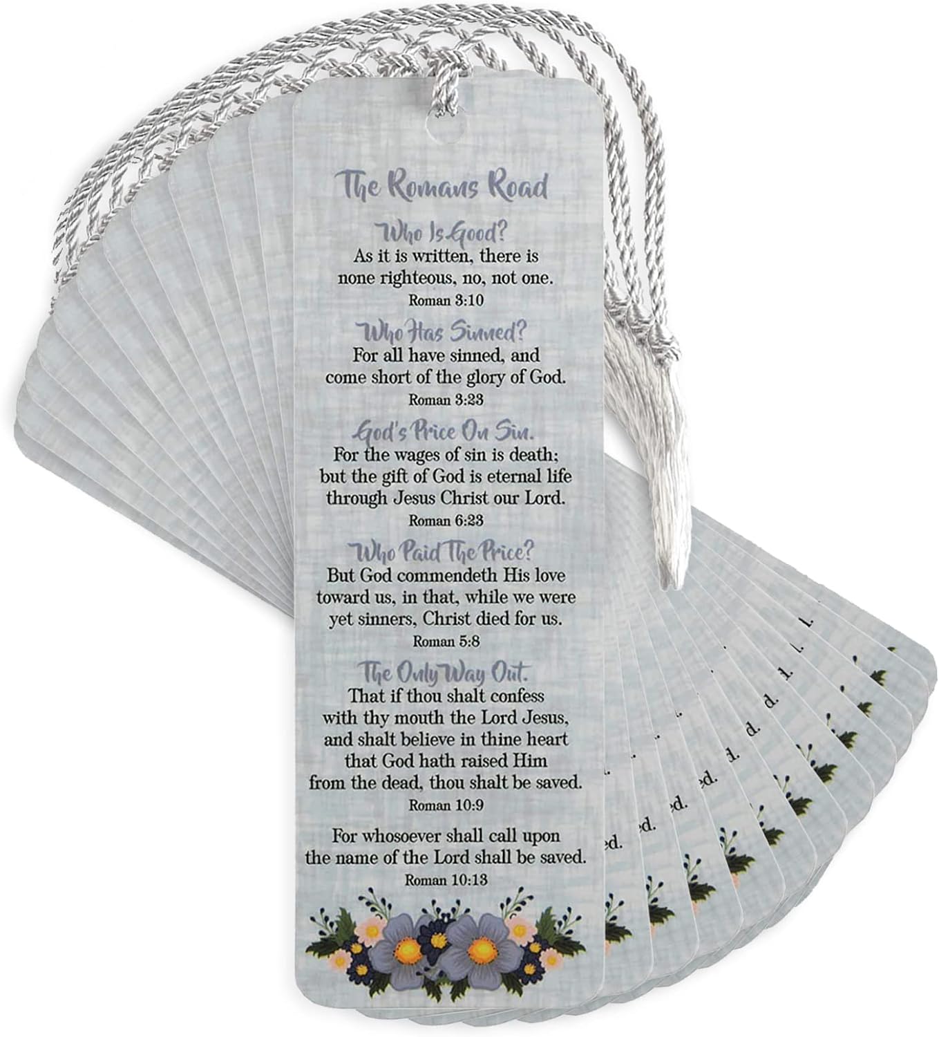 DIC BKMTL-239 TASSEL BOOKMARK ROMANS ROAD 2X6