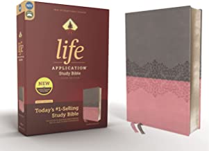 NIV ZON LIFE APP STUDY BI 3RD ED STD SZ RLE LS GR/PINK