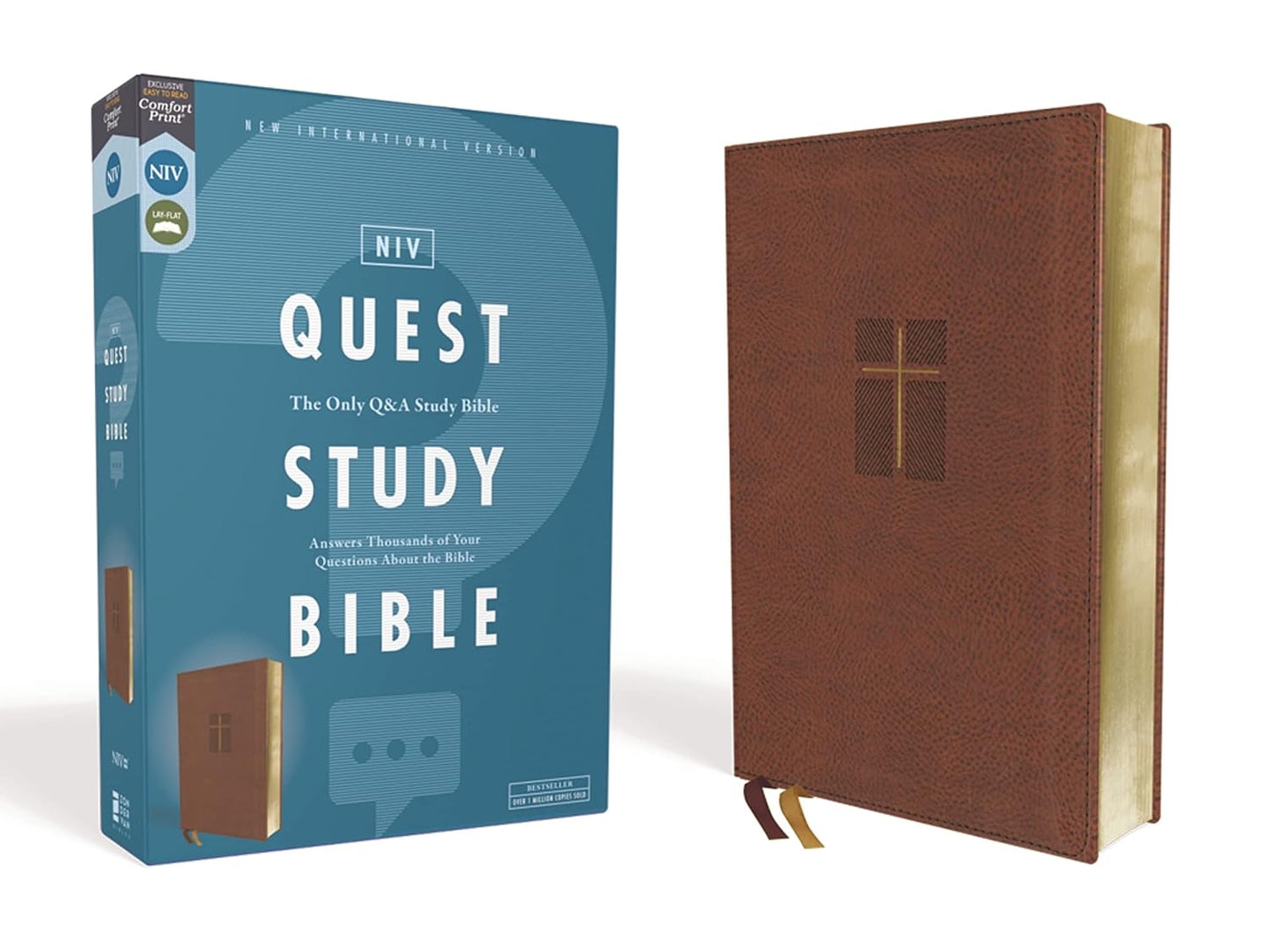 NIV QUEST STUDY BIBLE LS BROWN