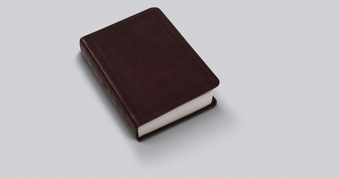 ESV LARGE PRINT COMPACT BI TT MAHOGANY