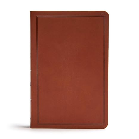 CSB DELUXE GIFT BIBLE, BROWN LEATHERTOUCH