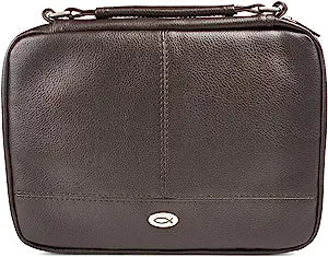 CAG BBS457 BIBLE COVER LUXL SMALL TWO FOLD ORGANIZER BROWN