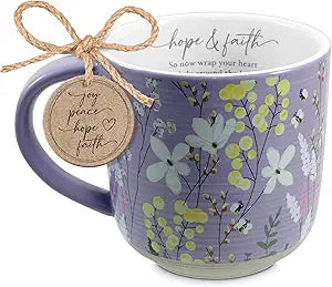 DIC 18513 COFFEE MUG SPRING GARDEN HOPE 18 OZ