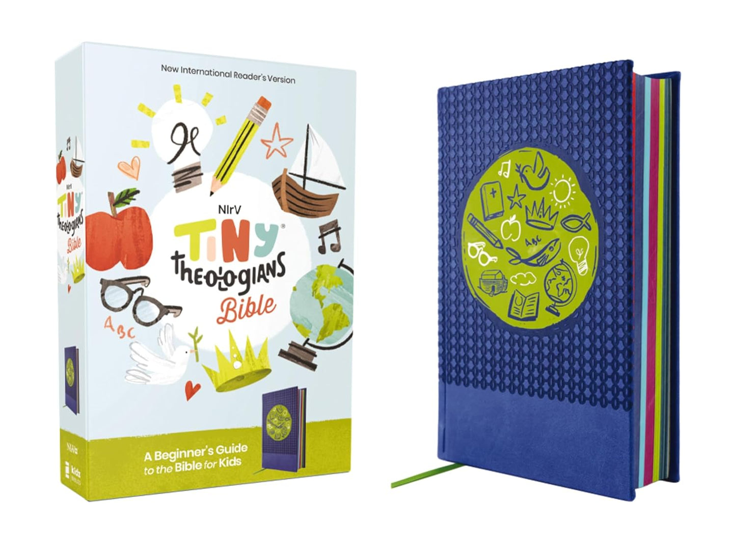 NIRV TINY THEOLOGIANS BIBLE BLUE HC