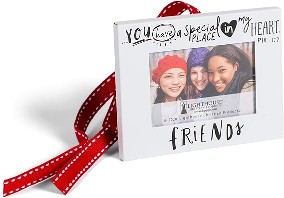 LCP 12232 CHRISTMAS ORNAMENT FRIENDS FRAME METAL3"