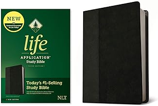 NLT LASB 3RD ED SOFT LEATHER-LOOK BLCK/ONYX