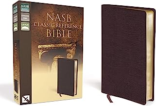 NASB ZON CLASSIC REFERENCE BIBLE BURG BND LEA