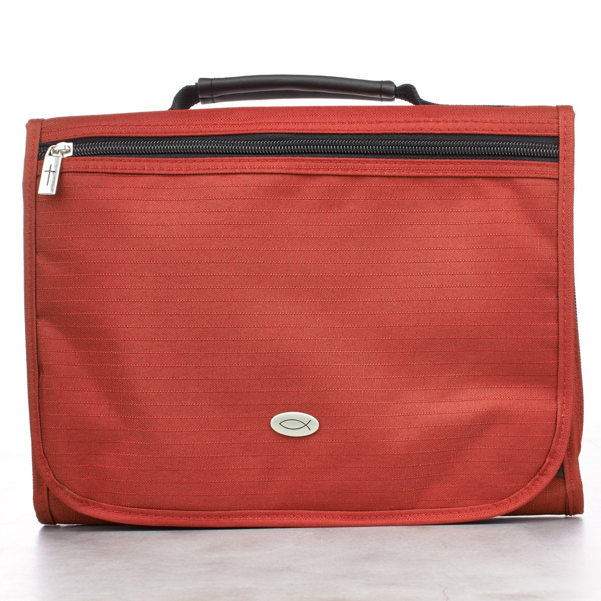 CAG BBL170 BIBLE COVER TRI FOLD LARGE RED