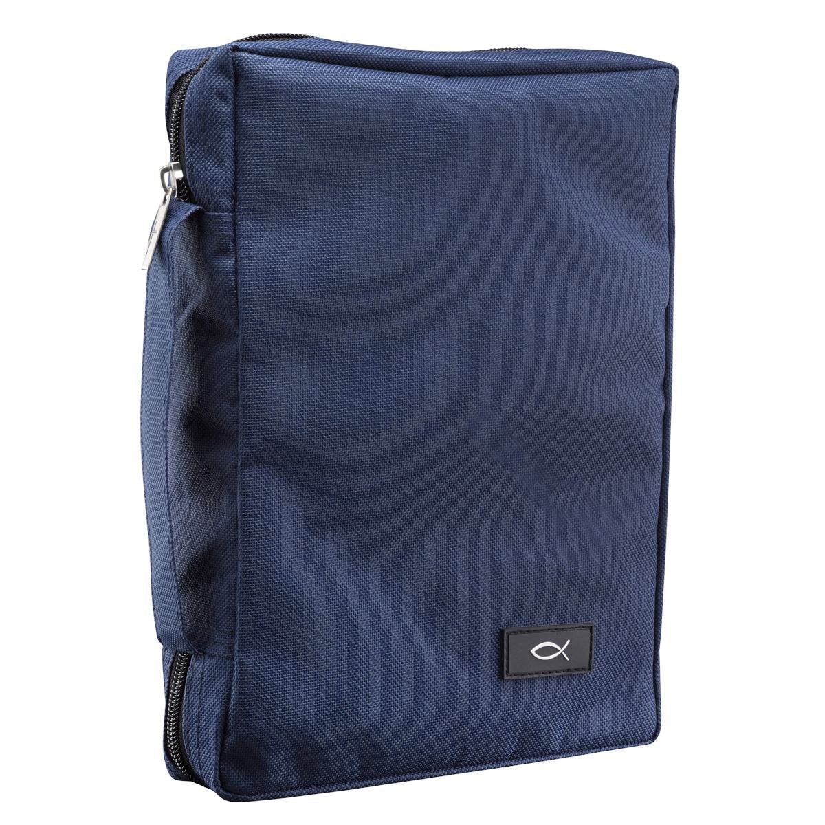 CAG BBL112 BIBLE COVER POLYSVALUE LARGE NAVY