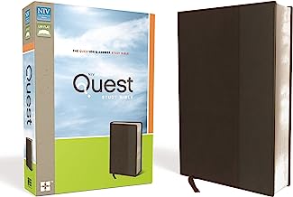 NIV ZON QUEST STUDY BI STANDARD SZ LS BROWN/GRAY