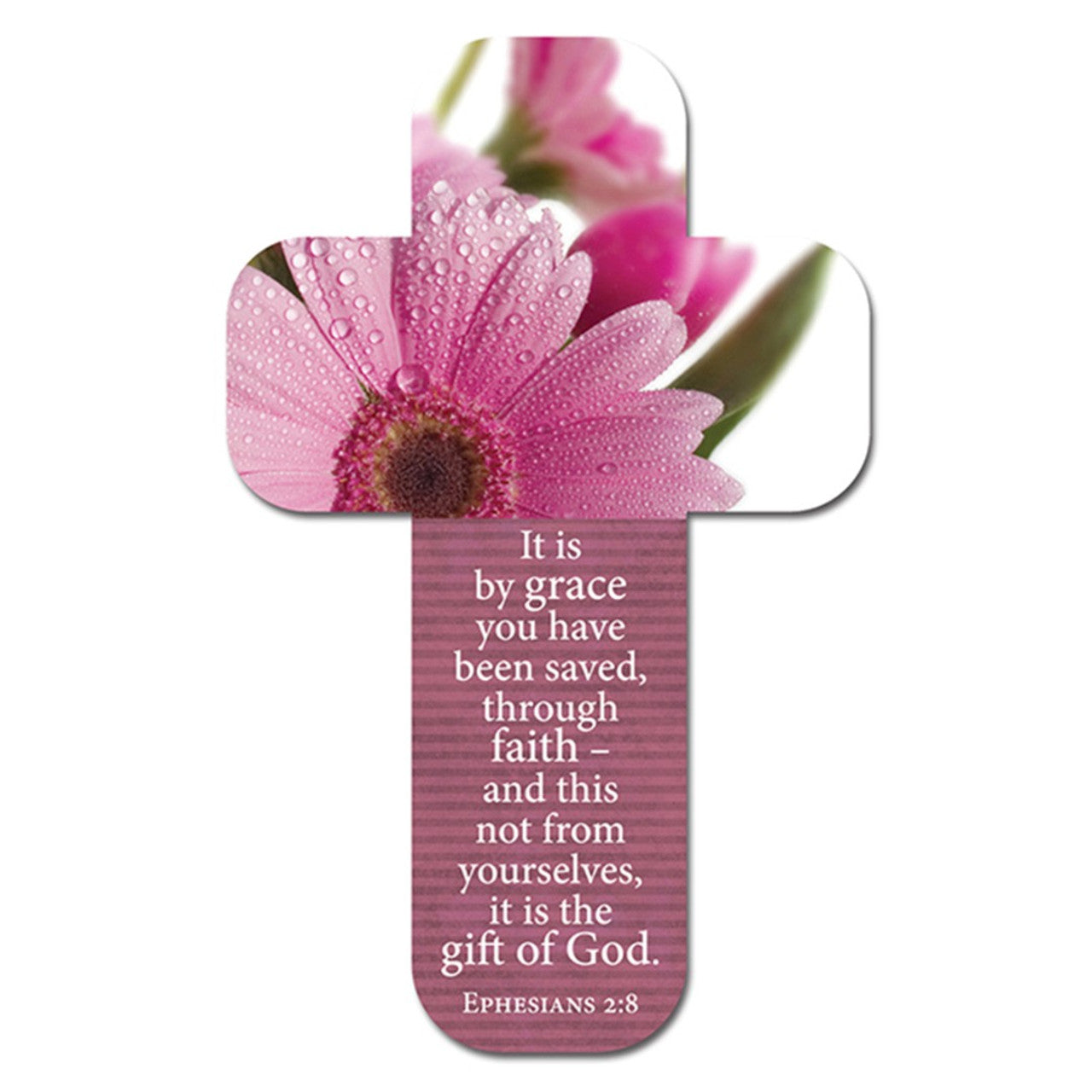 CAG BMC103 PINK FLOWER CROSS BM