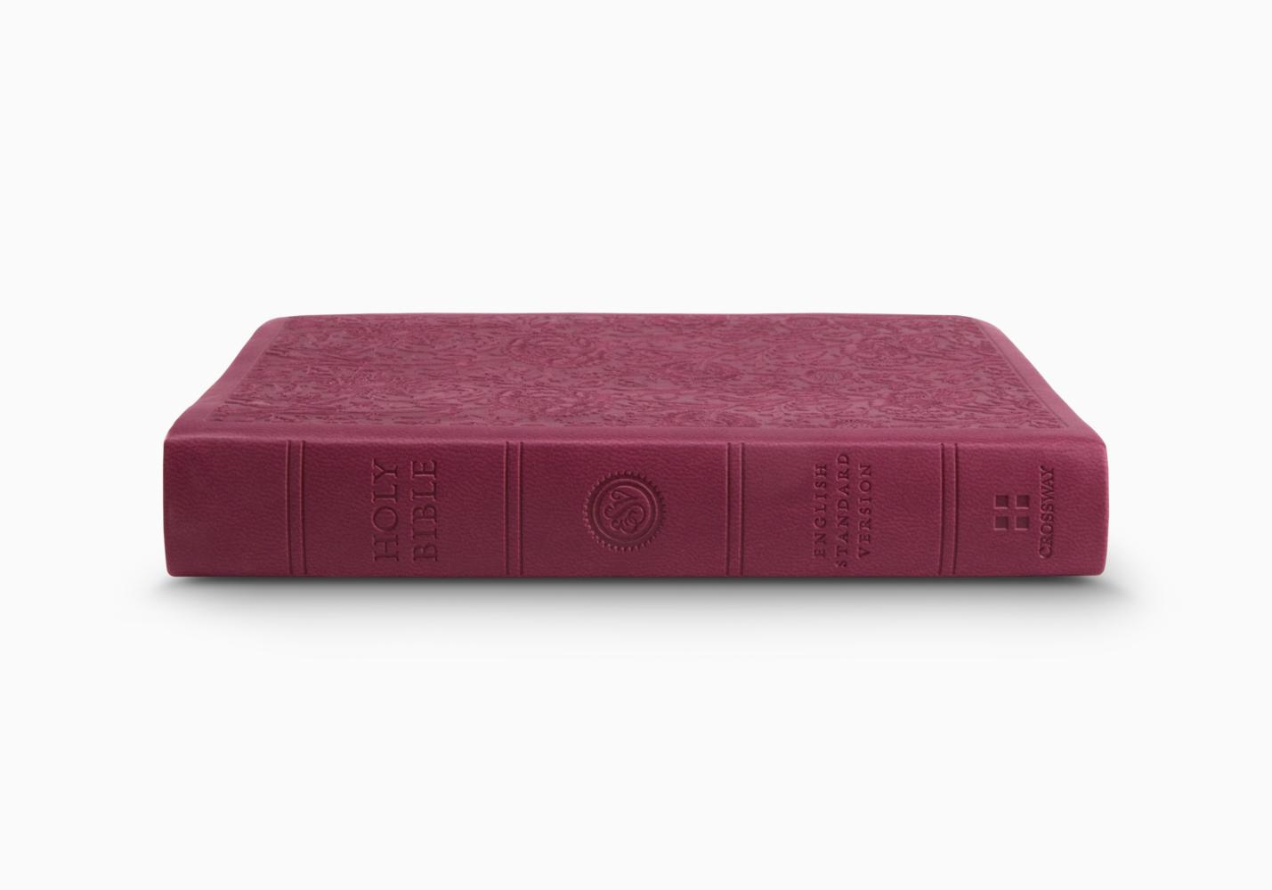 ESV VALUE COMPACT BI TT RASPBERRY FLORAL