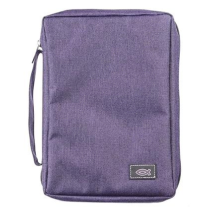 CAG BBM619 BIBLE COVER POLYESTER VALUE MEDIUM PURP