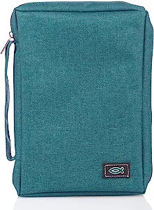 CAG BBL617 BIBLE COVER POLYESTER VALUE LARGE TEAL