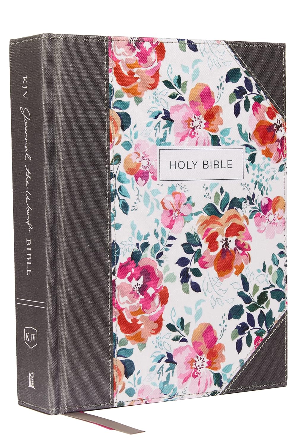 KJV TN JOURNAL WORD REF BI CLOTH FLORAL HC