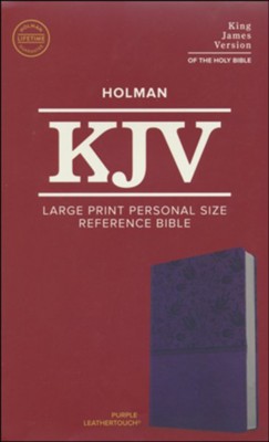 KJV HOL LARGE PRT PERSONAL SZ REF BIBLE LT PURPLE