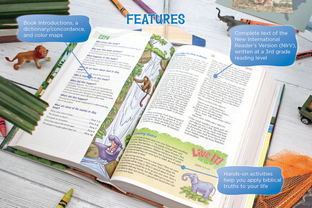 KIDS BI ZON NIrV ADVENTURE BIBLE FOR EARLY READERS