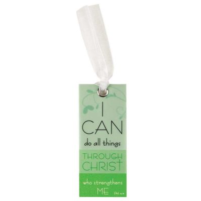 DIC BKMVL-102 BOOKMARK VELLUM I CAN DO ALL THINGS