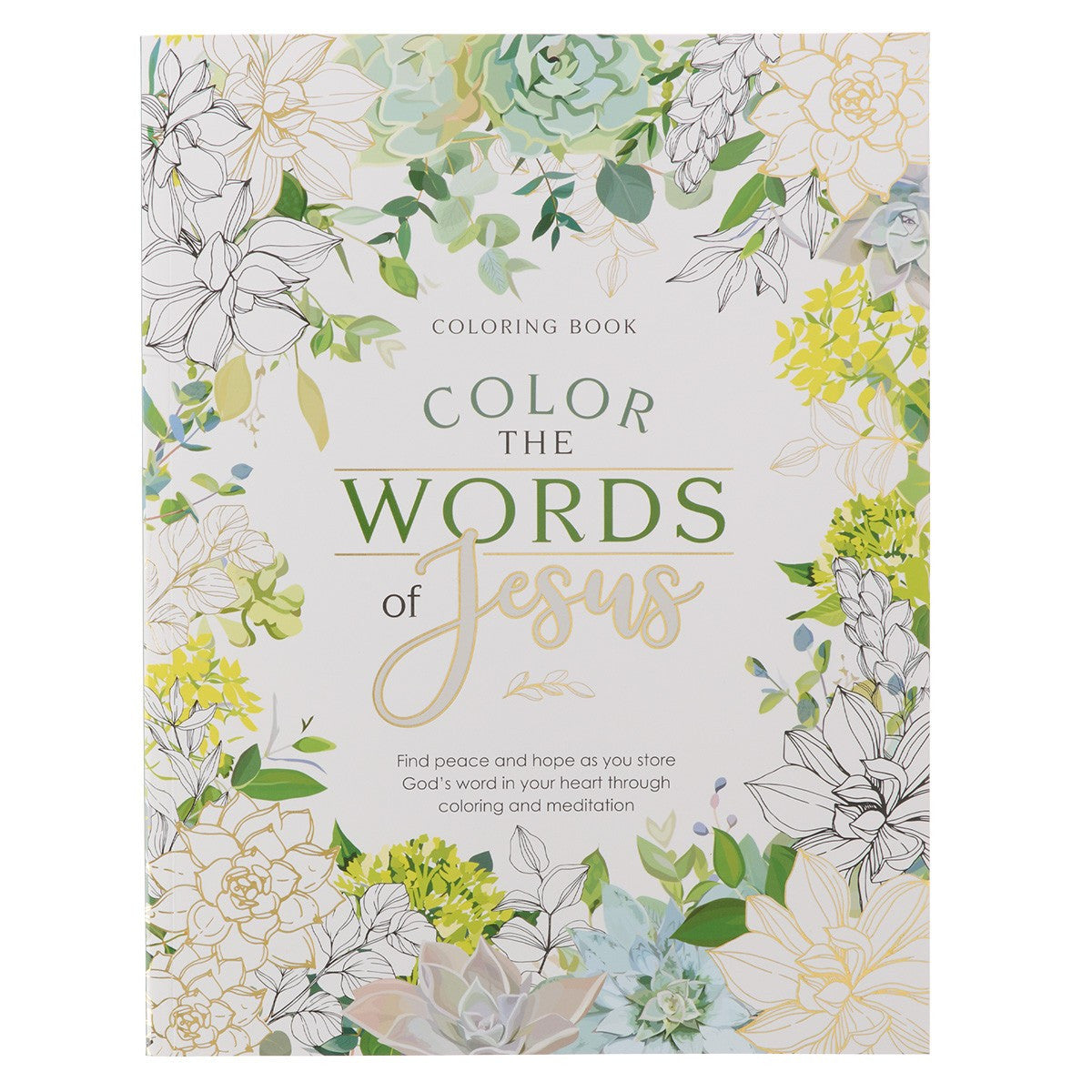 CAG CLR067 COLORING BOOK COLOR THE WORDS OF JESUS
