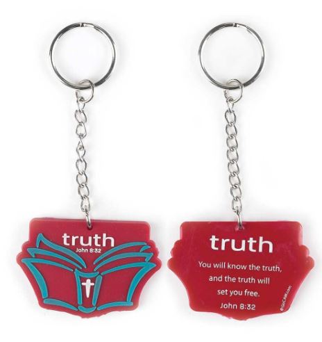 DIC KC-451 KEYRING PVC BIBLE TRUTH