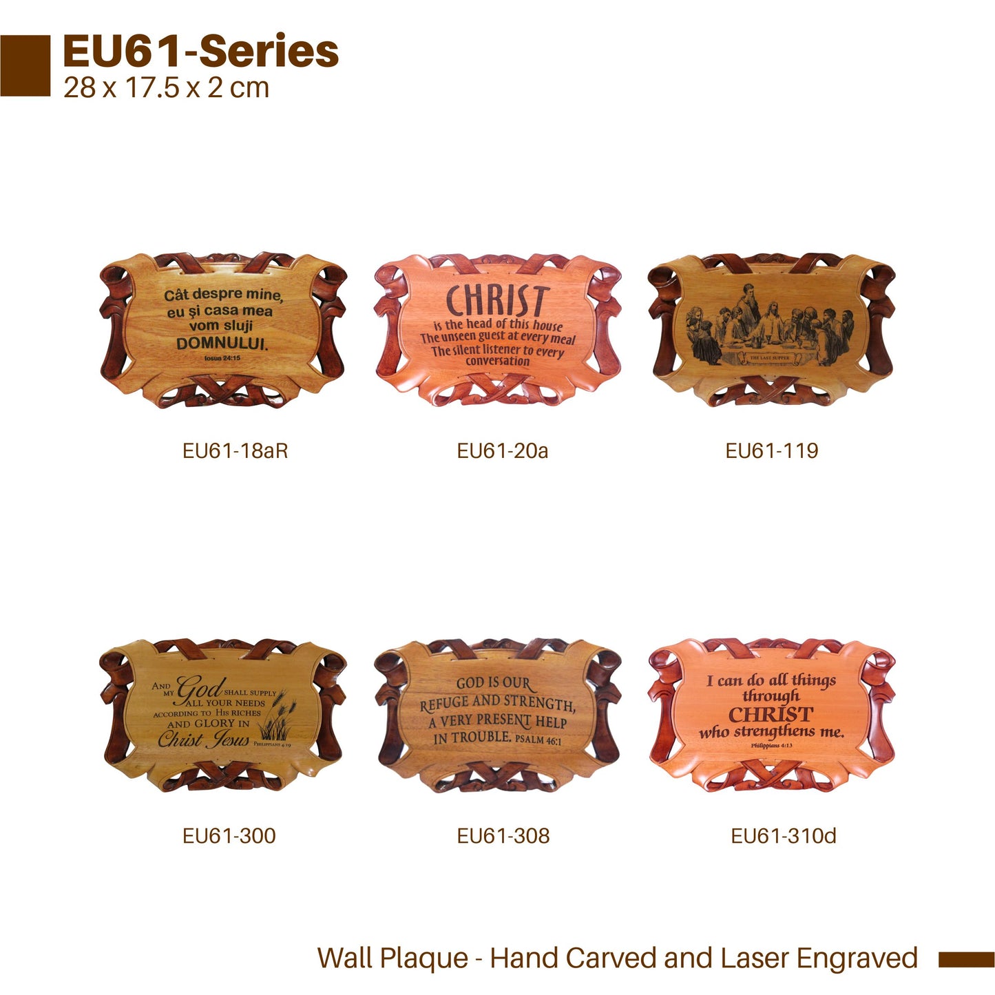 SH EU61-340 RIBBON PLAQ O SING TO THE LORD