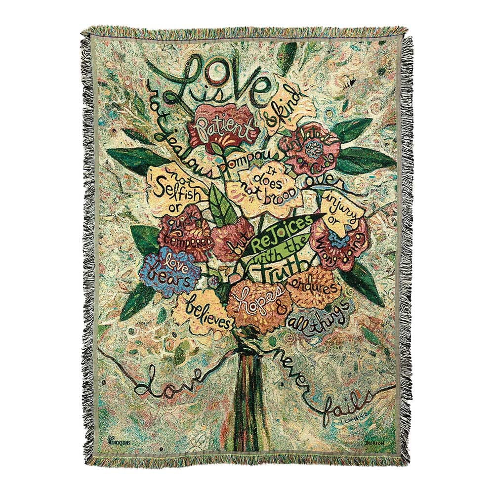 DIC FAB 3110 THROW LOVE NEVER FAILS