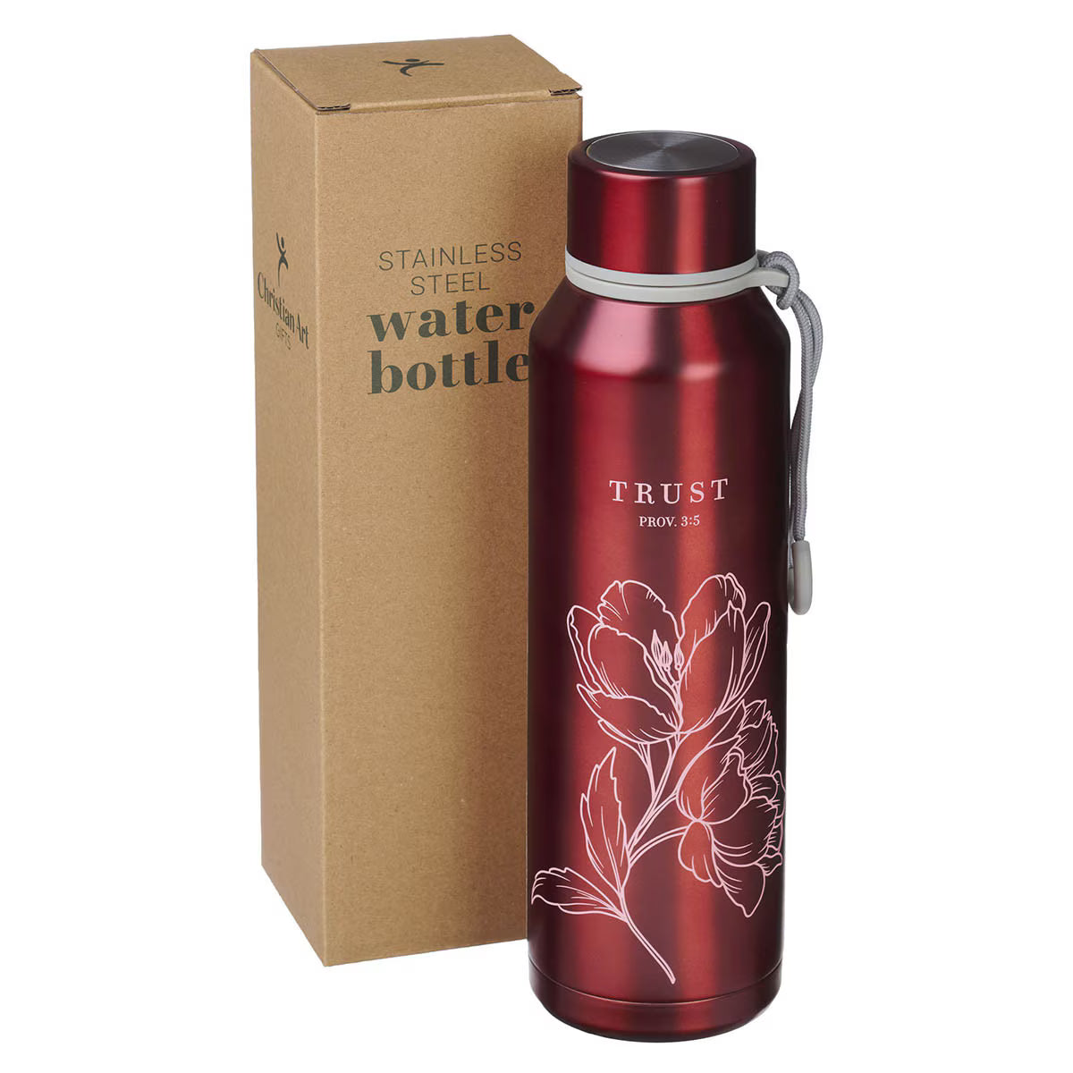 CAG FLS152 WATER BOTTLE SS PINK TRUST PROV. 3:5