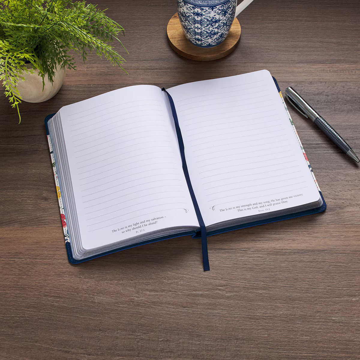 CAG JL848 JOURNAL CLASSIC FLORAL REJOICE, ALWAYS 1 THESS. 5:16-18