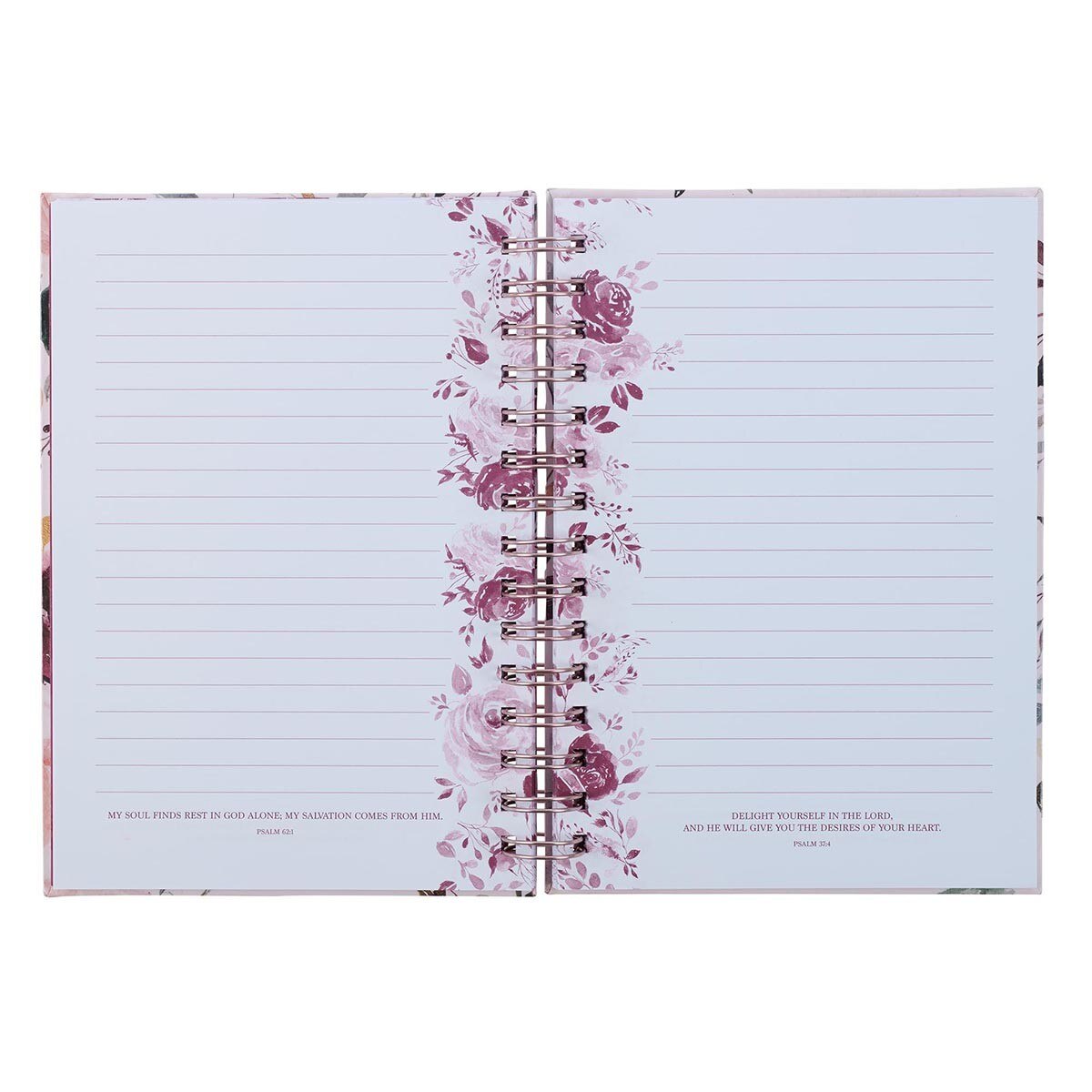 CAG JLW132 JOURNAL SPIRAL-BOUND PINK FLORAL THE PLANS JER. 29:11