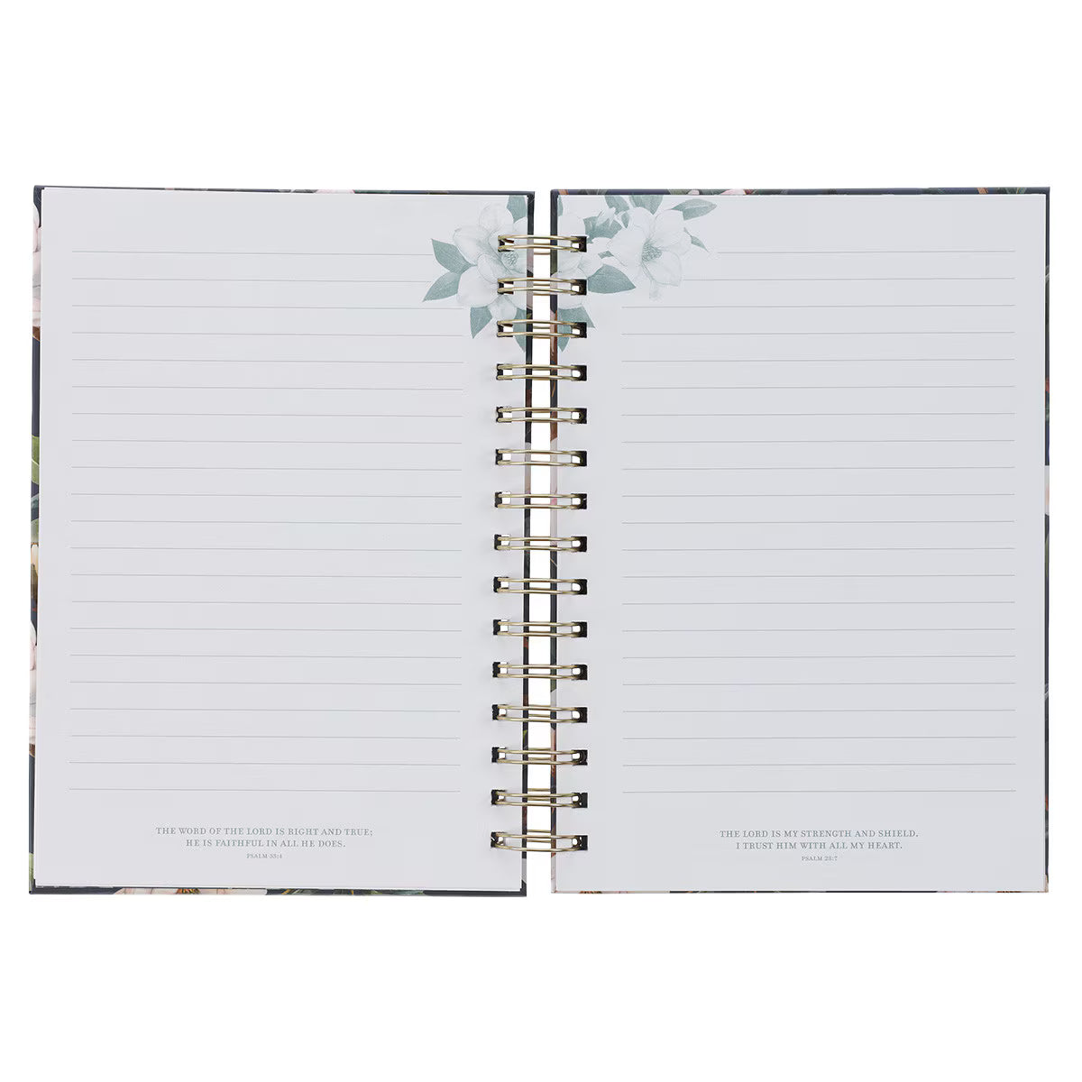 CAG JLW192 JOURNAL SPIRAL-BOUND TEAL STRENGTH & DIGNITY PROV. 31:25
